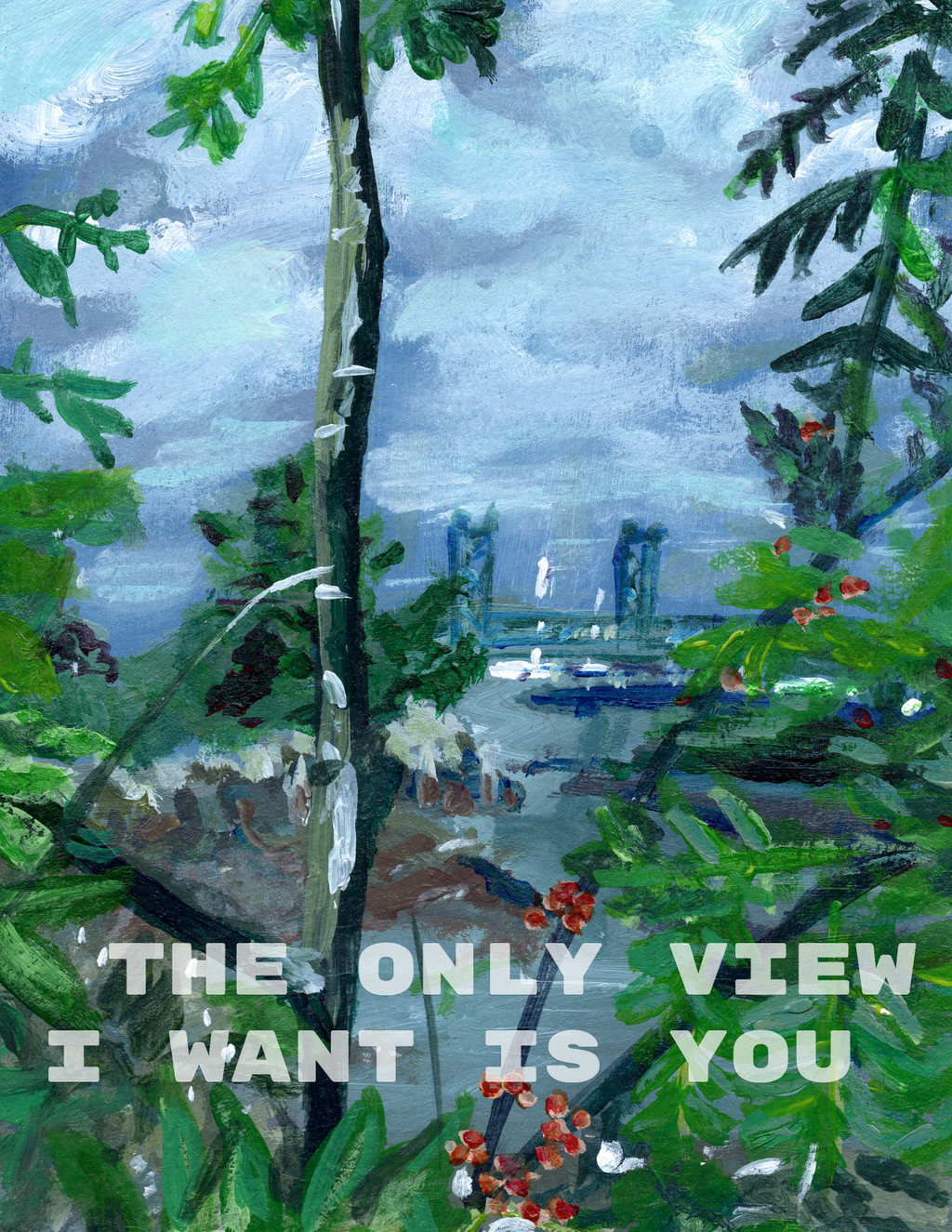 The Only View I Want Is You Greeting Card | Romantic Love Card