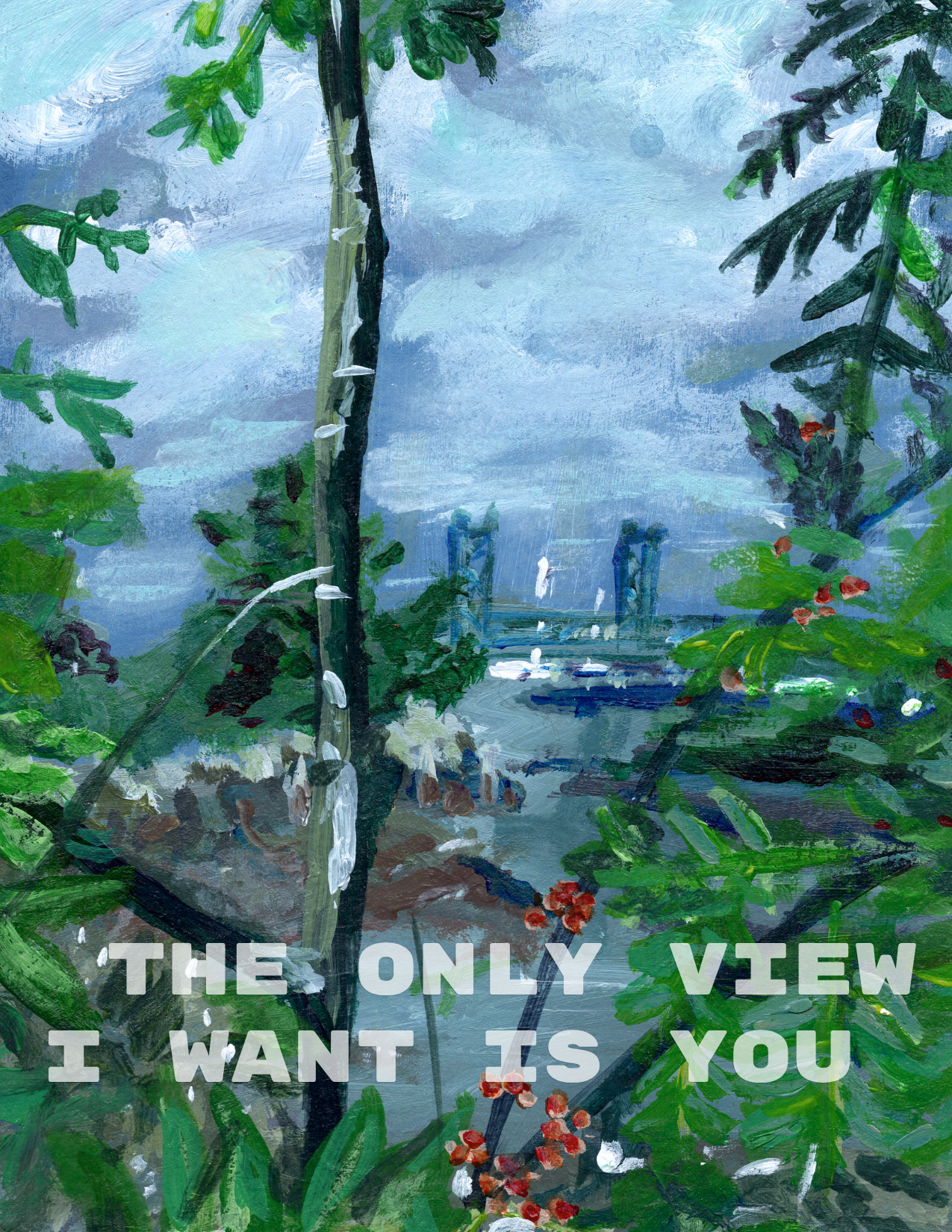 The Only View I Want Is You Greeting Card | Romantic Love Card