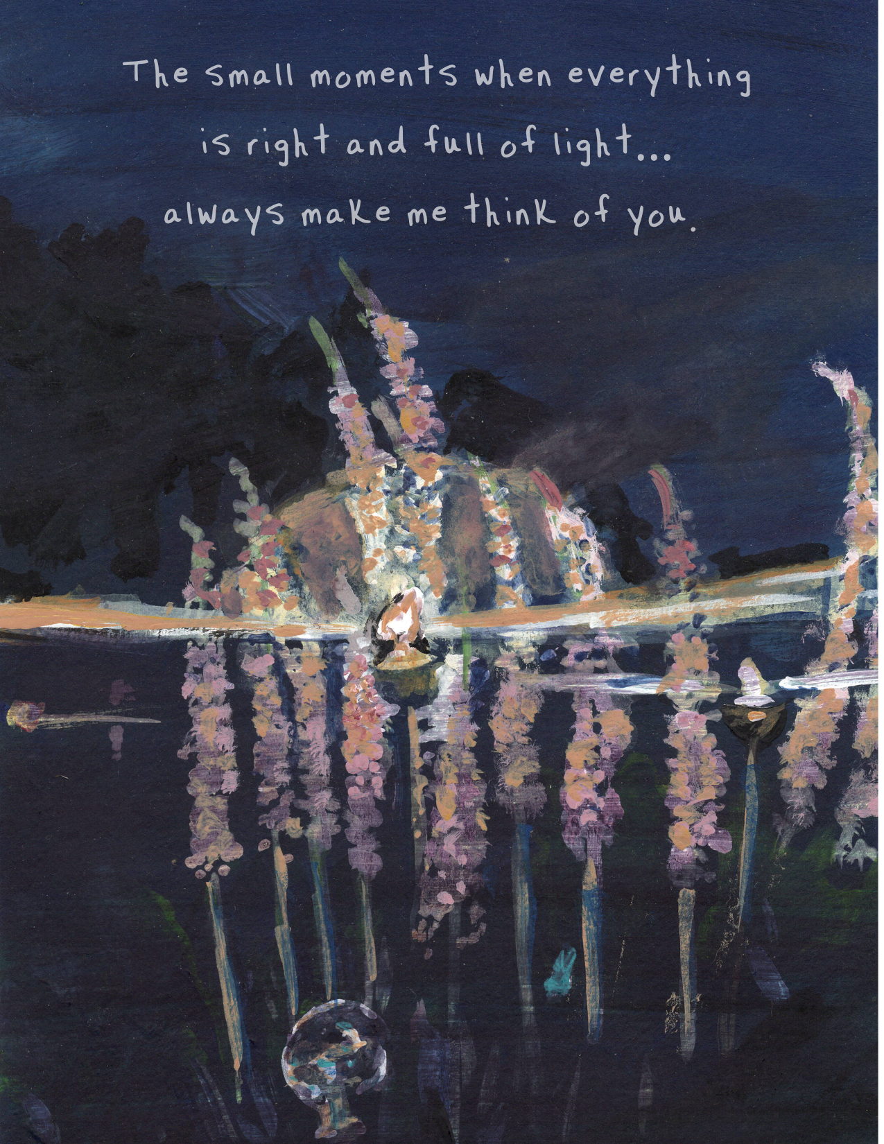 The Small Moments Greeting Card | Romantic Thinking of You Card