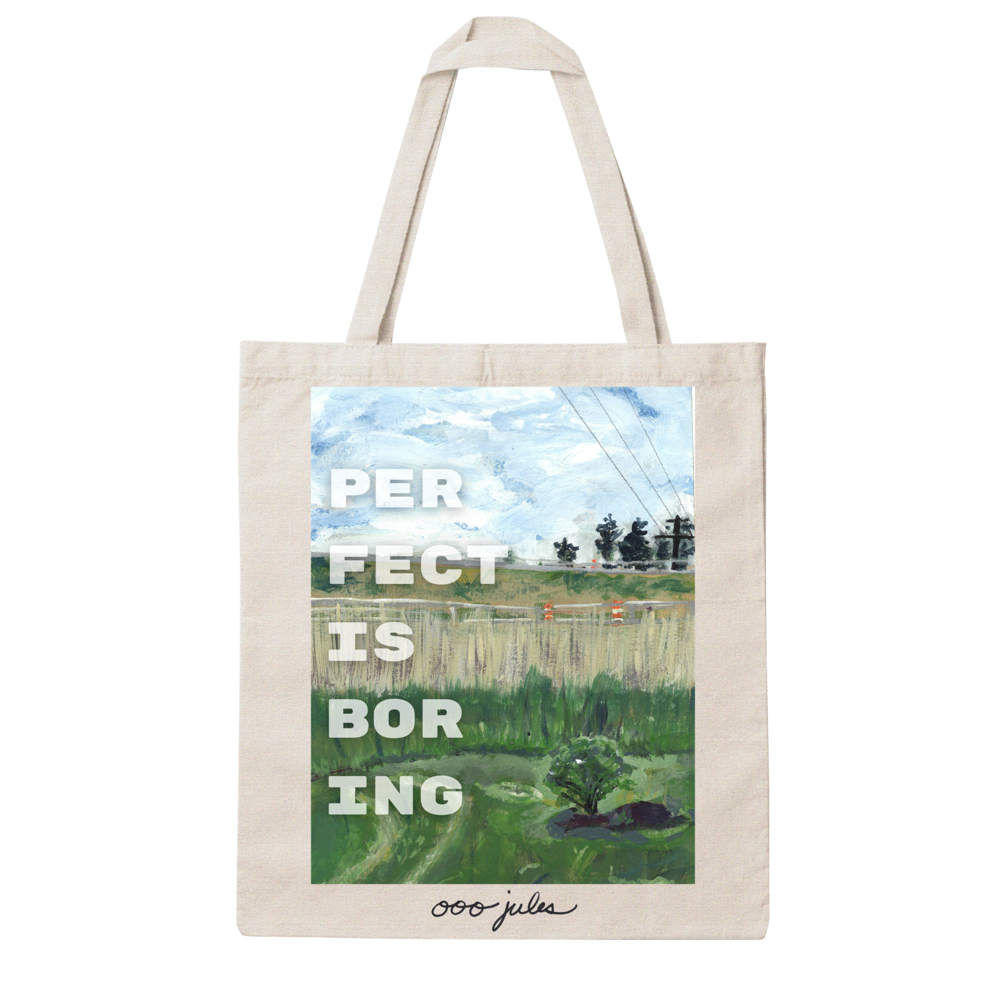 Perfect is Boring Tote v2