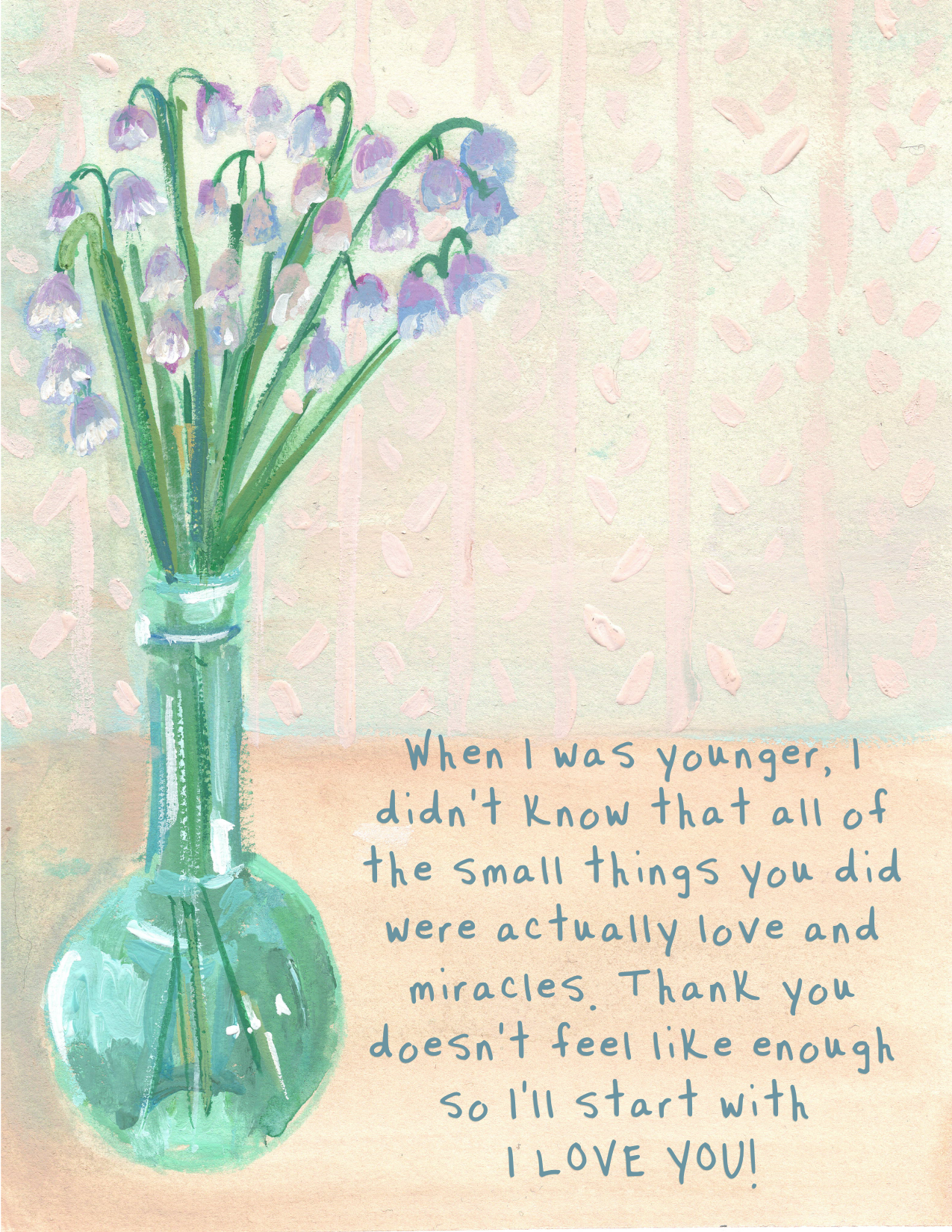 When I was younger-Mother's Day Card