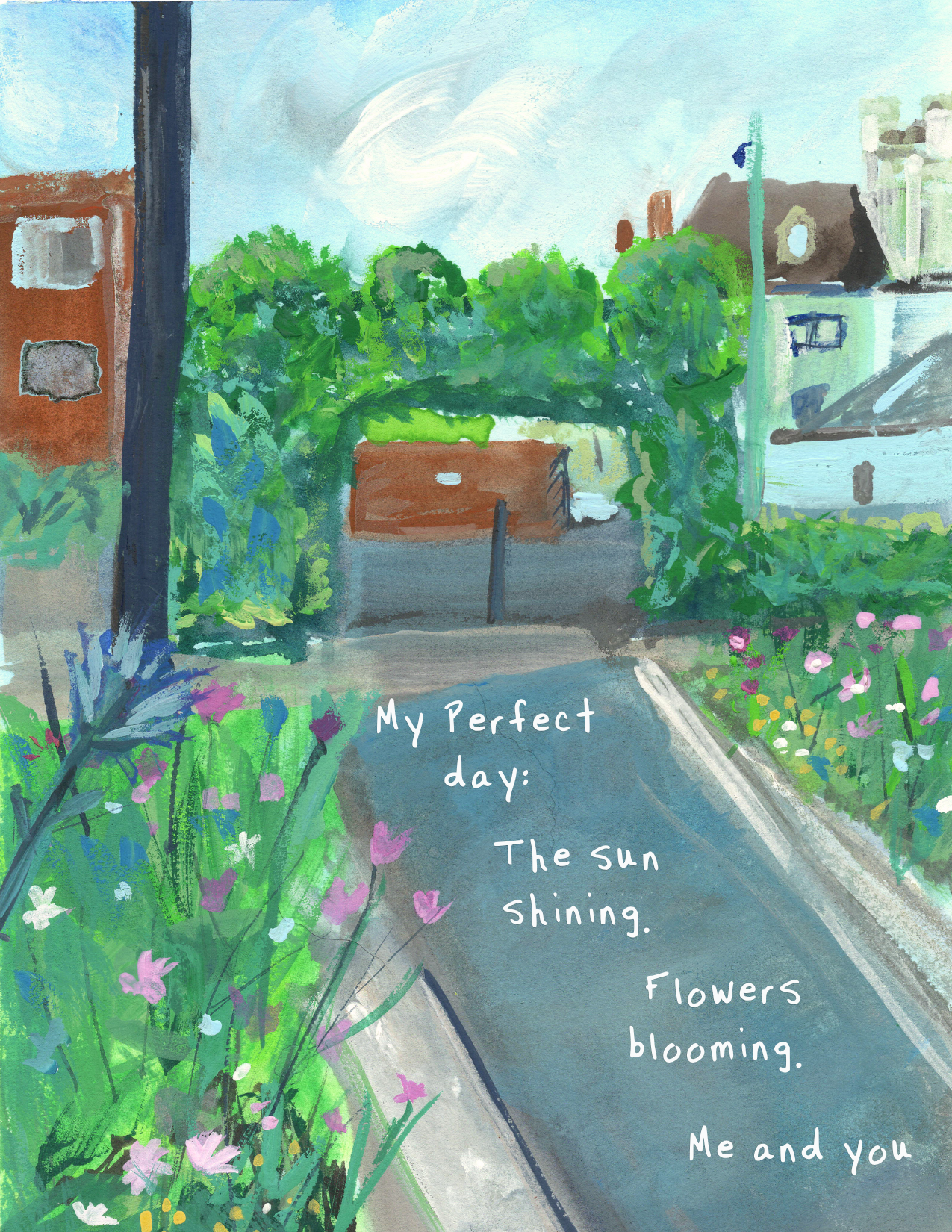 You and Me Card – My Perfect Day – Love Greeting Card