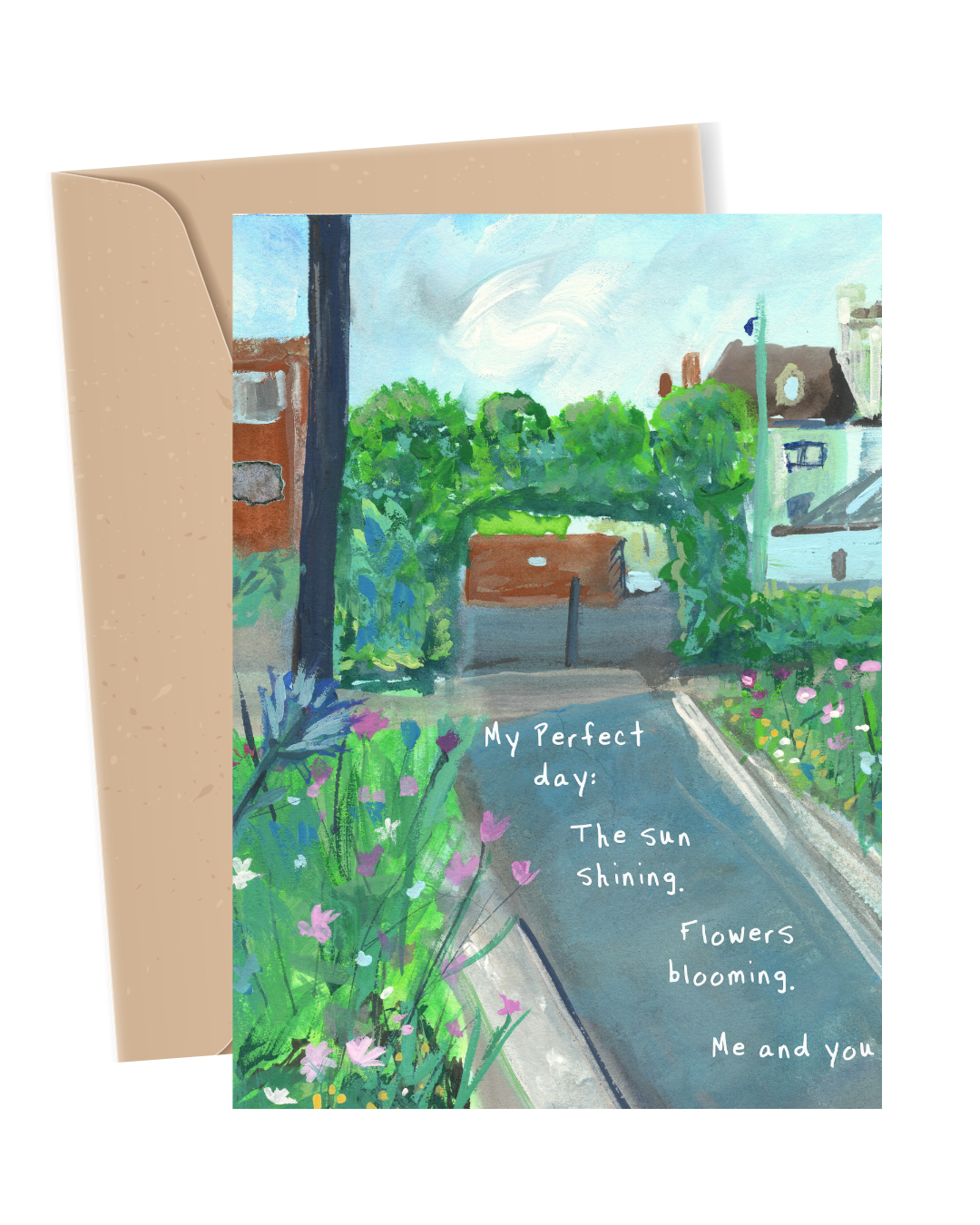 You and Me Card – My Perfect Day – Love Greeting Card