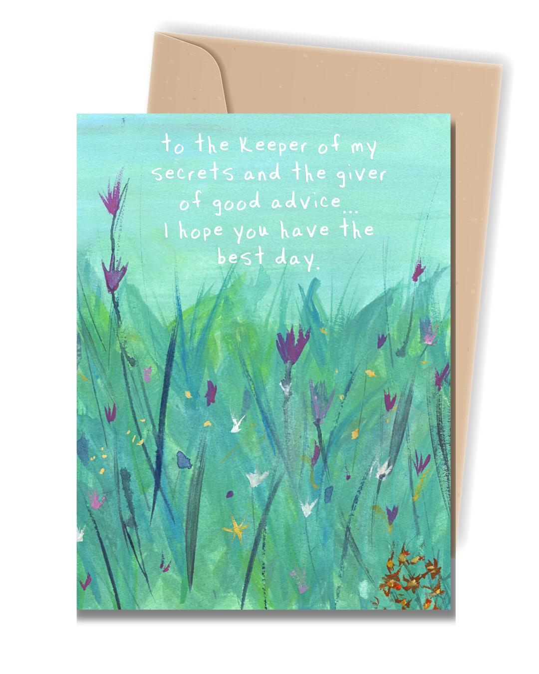 To the Keeper of My Secrets Greeting Card | Friendship Birthday Card