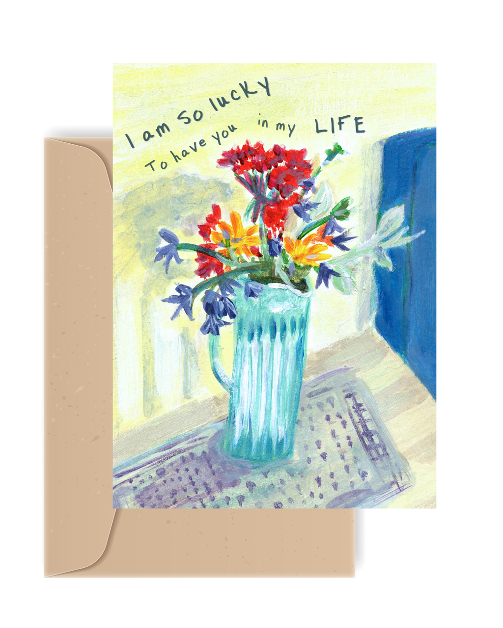 I Am So Lucky to Have You Greeting Card |Love Card