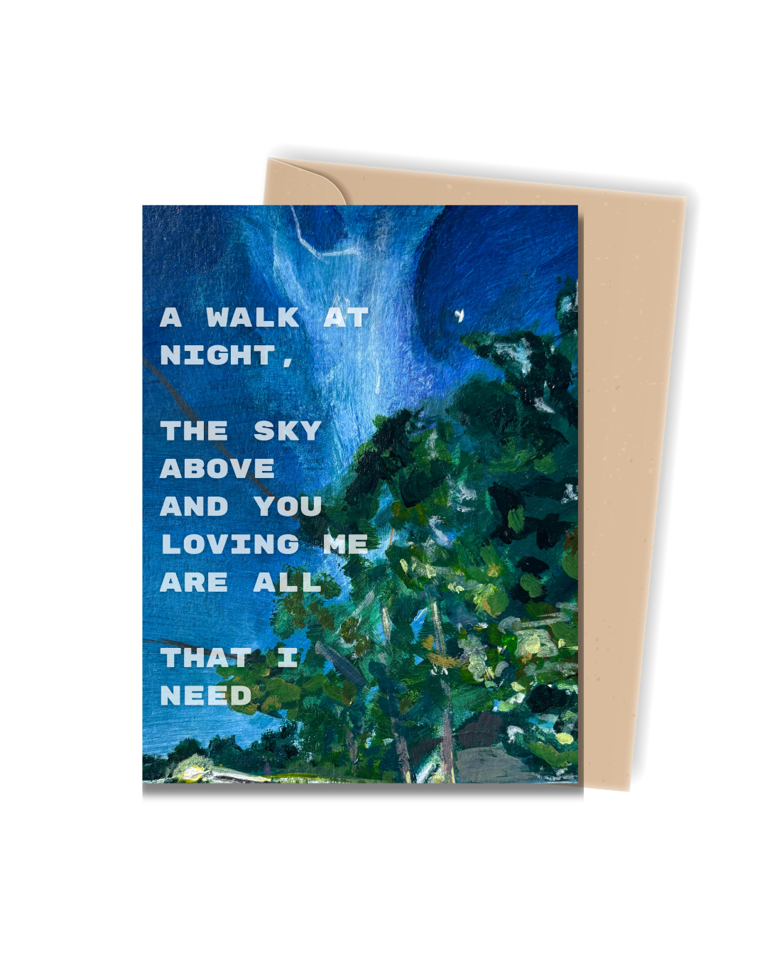 A Walk At Night Card